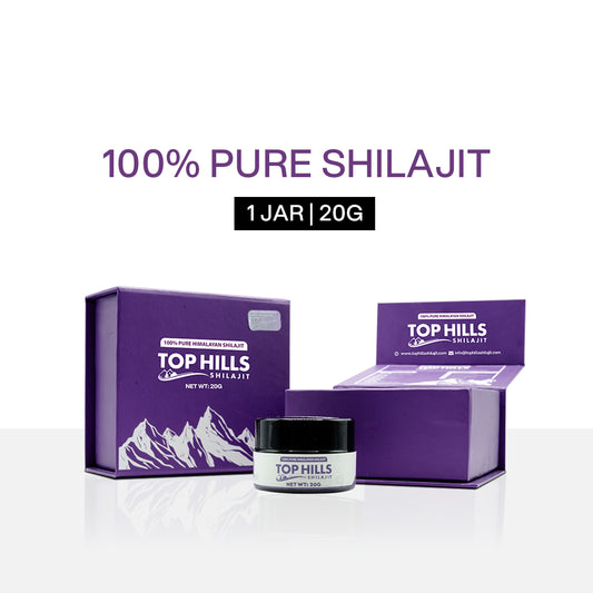 Top Hills Shilajit (20g) – 100% Pure Himalayan Shilajit