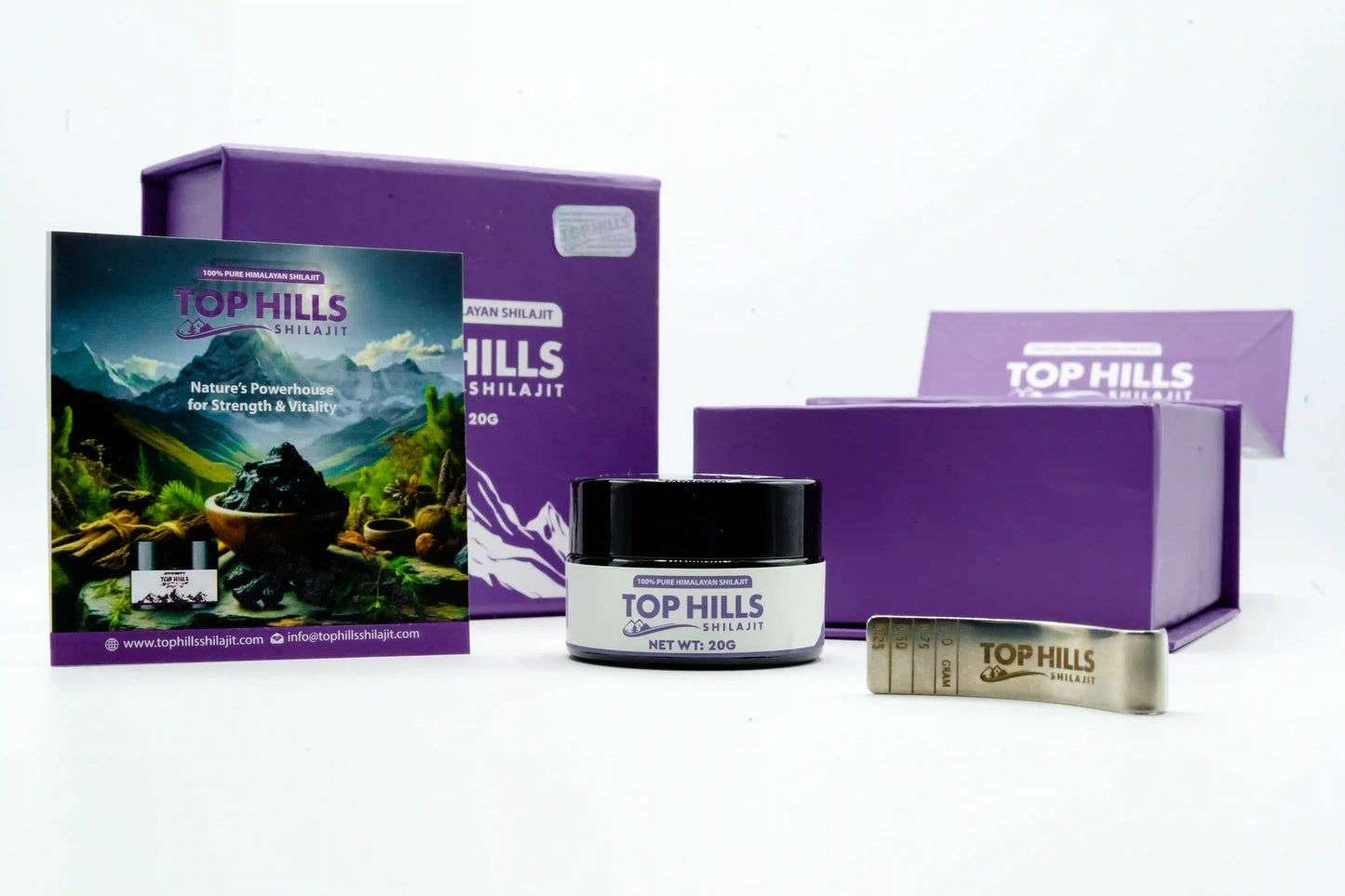 Top Hills Shilajit – 100% Pure Himalayan Shilajit (2 Pcs)