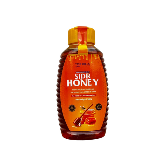 Top Hills Sidr Honey – 500g | Raw Honey from Wild Sidr Trees
